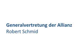 Allianz Robert Schmid