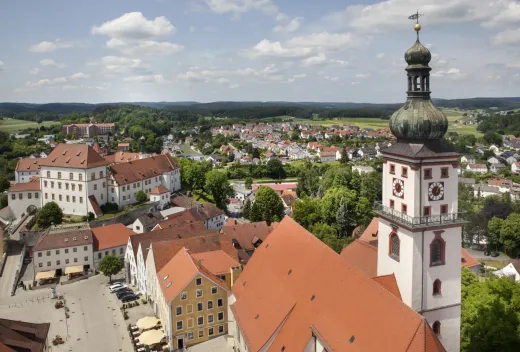 Kirche, Schloss und Krankenhaus