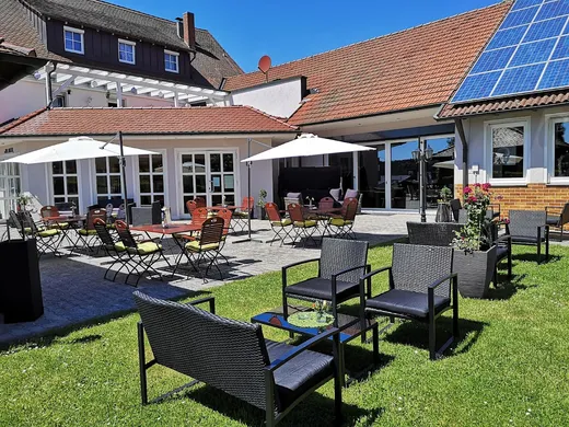 Hotel Gasthof Zum Wulfen — Terrasse